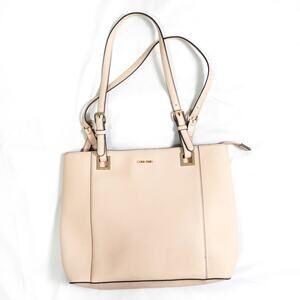 Calvin Klein Hayden Tote Bag Large Pink Classiccore Neutral Workwear